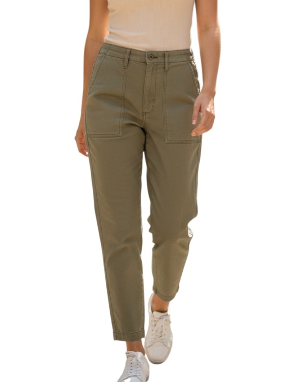 Madewell Olive Green Utility Trousers